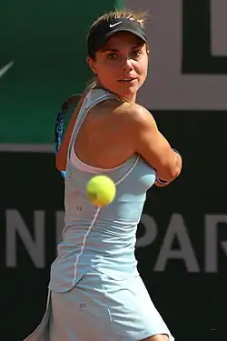 Viktorija Tomovová v kvalifikaci French Open 2022
