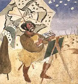 Henry Tonks: John Singer Sargent painting (asi 1918)