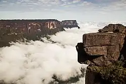 Vrcholky stolových hor Monte Roraima