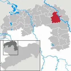 Torgau na mapě