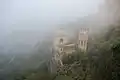 Hrad Castello Pepoli na svahu Monte Erice