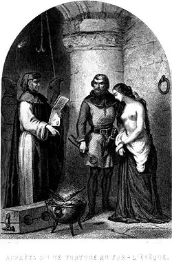 Výjev z věznice For-l'Évêque