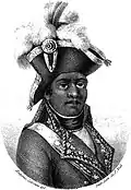 Toussaint Louverture. Kresba z roku 1825 od Eugénie Tripier Lefranc