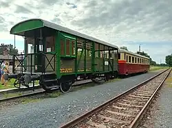 Souprava historického vlaku v Tovačově