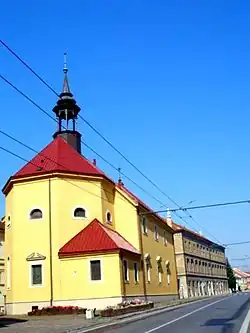 Pohled na kostel od kněžiště