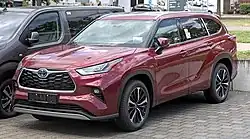 Toyota Highlander v roce 2022
