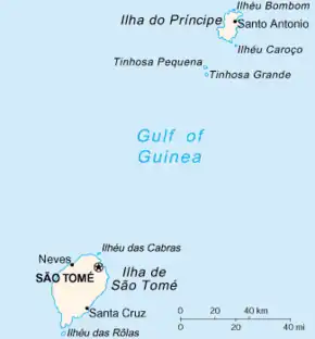São Tomé na mapě