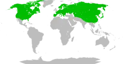 Areál rozšíření