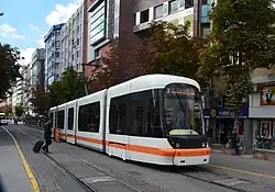 Tramvaj Bombardier Flexity Outlook Cityrunner v Eskišehiru
