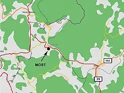 Rechle u Lenory - mapa