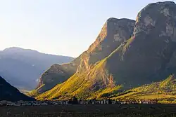 Soutěska La Roccetta směrem k Piana Rotaliana