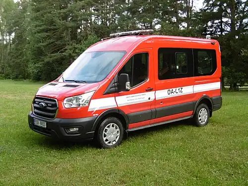 Zásahový Ford Transit SDH Bezděkov p. Tř.