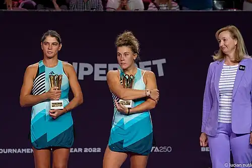 Finalistky Strachovová s Jeanjeanovou