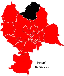 Budíkovice na mapě