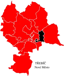 Nové Město na mapě