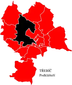 Podklášteří na mapě