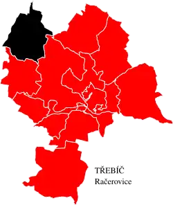 Račerovice na mapě