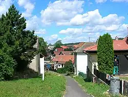 Pohled směrem do středu Račerovic