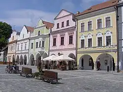 Historické domy na Masarykově náměstí