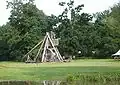 Trebuchet na hradě je jedna z nejznámějších atrakcí