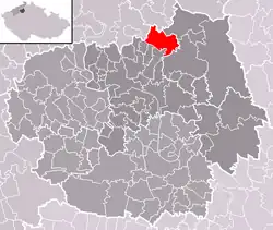 Třebušín na mapě