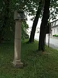 Trhové Sviny, boží muka na Trocnovské ulici.JPG