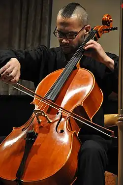 Jan Keller na koncertu uskupení Trigonum musicum (2010)