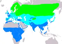 Rozšíření vodouše kropenatého