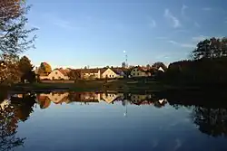 Pohled na domy v Trkově