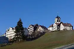 Pohled na centrum obce