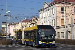 Trolejbus Škoda 33Tr z roku 2019 v Teplicích