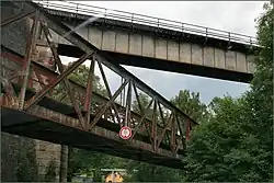 Dvoupatrový železniční viadukt