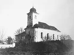 Tušimický kostel svatého Michaela archanděla na přelomu 19. a 20. století