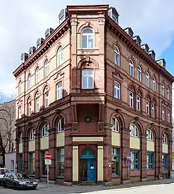 Sídlo nakladatelství Domowina a Smolerova knihkupectví v ulici Tuchmacherstraße 27 v Budyšíně