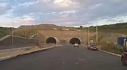 Západní portál tunelu