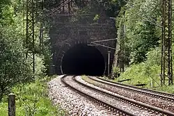 Severní portál Lubenského tunelu