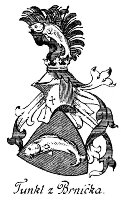 Erb Tunklů z Brníčka a na Zábřehu