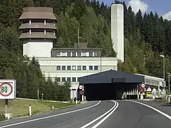 Jižní portál tunelu