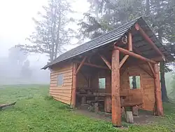 Přístřešek nedaleko rozhledny