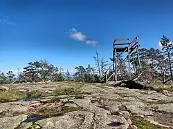 Rozhledna na vrcholu Orrdalsklint
