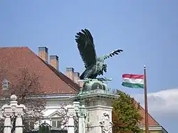 Turul a Maďarská vlajka