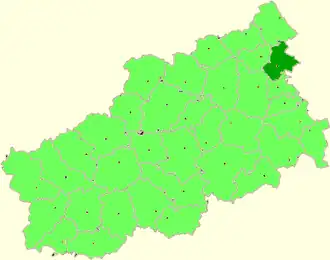Krasnocholmský na mapě Tverské oblasti