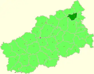 Molokovský rajón na mapě Tverské oblasti