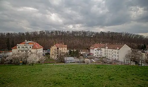 Tyršův vrch z protějšího Kapitolu