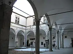 Vévodský palác (Palazzo Ducale) v Camerinu, sídlo rektorátu univerzity a právnické fakulty