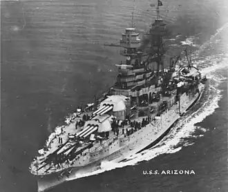 USS Arizona v roce 1931