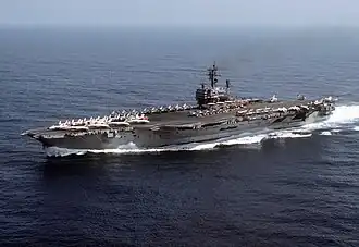 USS John F. Kennedy v roce 1982
