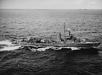 USS Morris (DD-417) v roce 1943