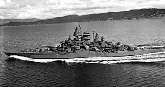 USS Tennessee v roce 1943