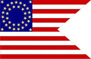 Guidon 7. kavalerie Unie z roku 1876